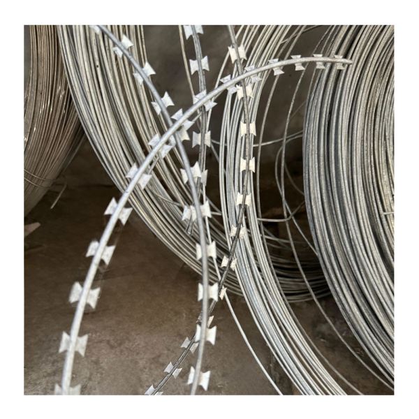 Buy Hot Dipped Galvanized Security Fencing Razor Barbed Wire Steel Wire Barbed Wire Coils at wholesale prices