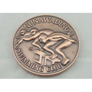 Both Sides 3D Personalized Coins Copper Plated For Collection