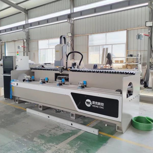 Buy Aluminum Profile Machining Center CNC Automatic Aluminum Drilling Milling Machine at wholesale prices