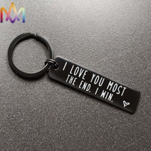 12 X 50mm Rectangular Shaped Personalized Engraved Keychains
