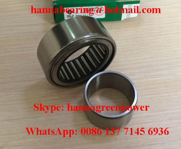30x52x20mm Aligning Needle Roller Bearing With Removable Inner Ring , PNA30/52