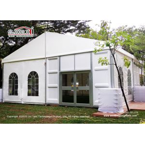Quality 10x10m Movable Outdoor Wedding Tent With Glass Door for sale