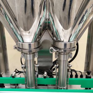 Cocoa Spices Automatic Powder Filling Machine 83L Salt Sugar Milk