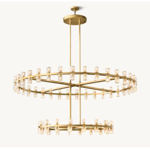 China Arcachon LED Round Two Tier Chandelier 60'' on sale