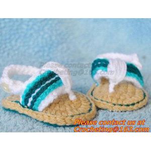 Slippers Baby crochet shoes crochet Cotton Crochet monkey Slippers Houseshoes