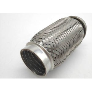 2.5x4 Inch Plain Stainless Steel Exhaust Flex Pipe