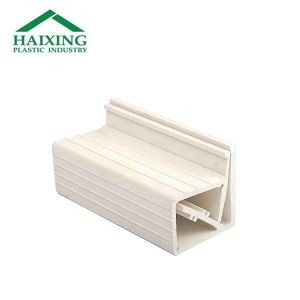 Horizontal Opening Plastic Frame Profile for Practical Office House Windows and