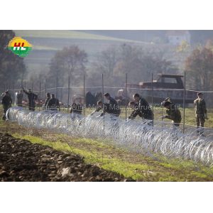 450mm Diameter Concertina Razor Wire Fence 8-10m Length