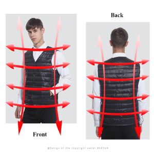 USB Rechargeable Heated Waistcoat Power Bank Heated Vest Outdoor