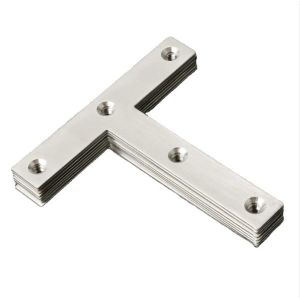 Aluminum Stamping Bending Angle Metal Joist Brackets Deburring Customized