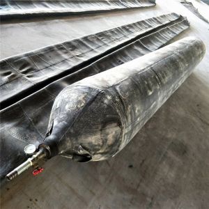 Black Airbag Roller Inflatable Rubber Balloon Cylindrical Boat Launching