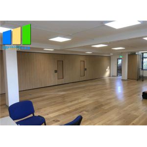 Customzied Wooden Panel Partition Church Wood Dance Room Partition School
