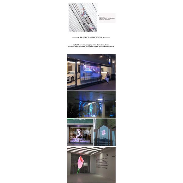 Outdoor Rental Transparent Led Display Screen Facade