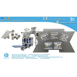 Automatic counting packing machine with 2 hoppers customized glue surface