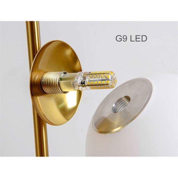 Minimalist Gold Plated Metal Table Lamp Luna Table Lamp(WH-MTB-183)