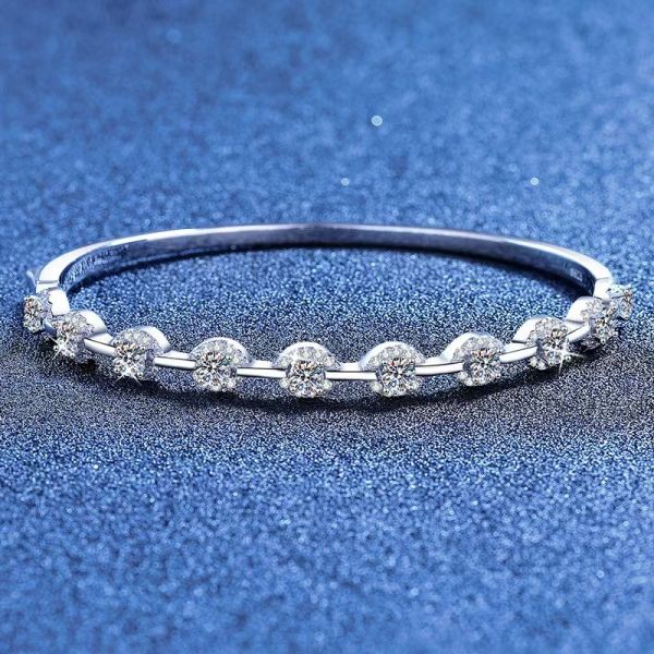 Lobster Clasp 14K 18K S925 Silver Bracelet Jewelry Suitable For Everyday Wear S925 Silver 925 Silver Moissanite 925 silver jewelry