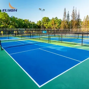 Crystal Sand Surface Pattern Pickleball Court Fade Resistant High Durability