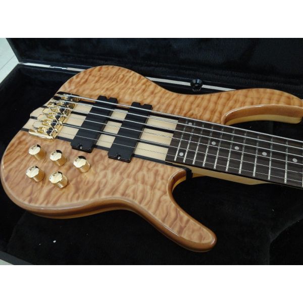 6 string bass guitar Smith custom bass Golden hardwares Wilkinson brodges
