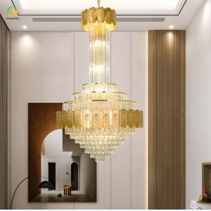 JYLIGHTING Post-Modern Light Luxury Villa Loft Apartment Spiral Staircase Living