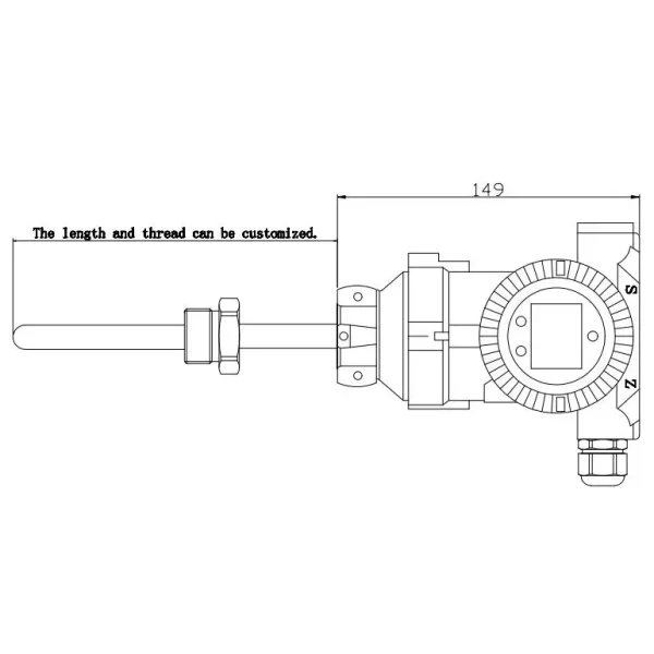 LCD Display PT100 PT1000 Temperature Sensor Temperature Indicator Transmitter Industrial Sensor