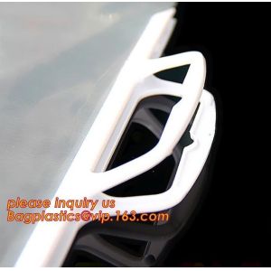 Biodegradable compostable Hanger Hook Handle Bag For Underwear Clothes, Rigid