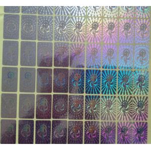 hologram stickers factory, Custom reflected hologram sticker, Adhesive paper
