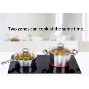 China Smooth Crystal Glass 4400W AC110V Ceramic Induction Stove on sale