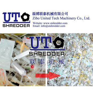high quality automatic Waste medical shredder/waste medical rubbish shredder