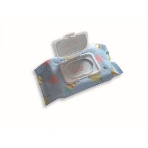 Strawberry Aroma Soft Adult Wet Wipes Comfortable Non Alcoholic