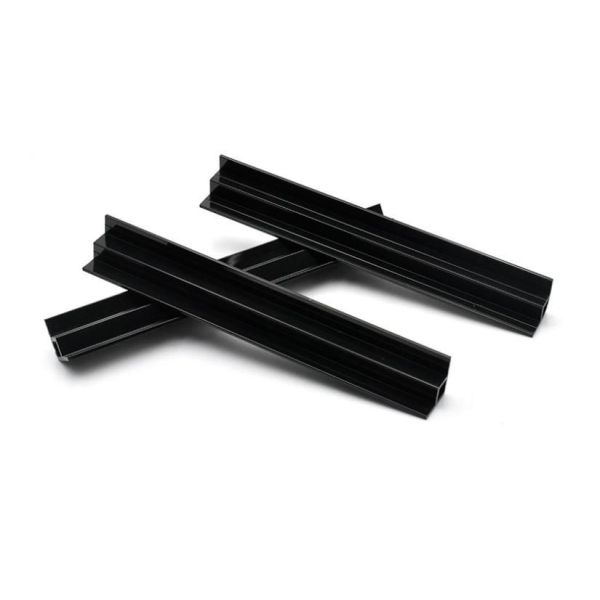 PVC Plastic Profile Black Geometric Profile Fish Tank Accessories