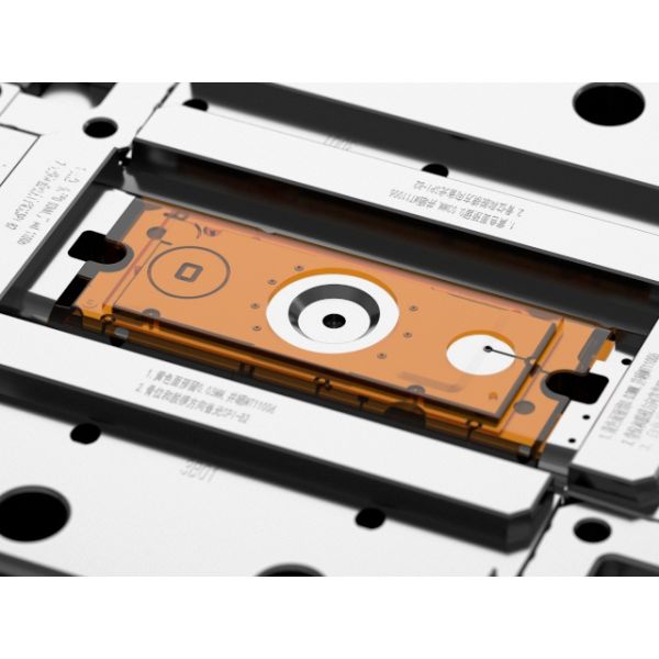 OEM / ODM : Hot Runner Injection Molding & Transparent Smart Doorbell Upper Shell (1*2) No.23673