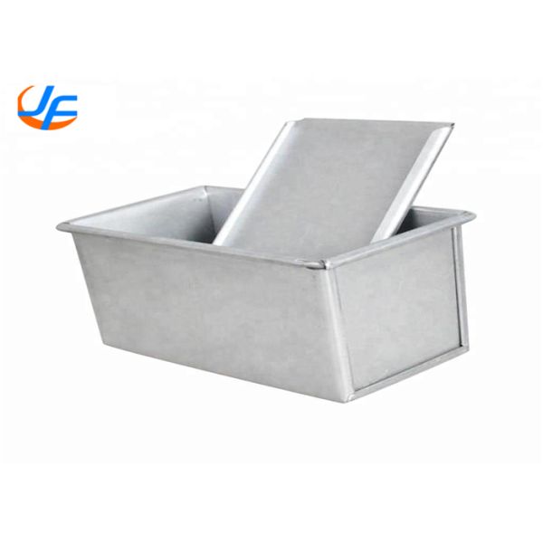 RK Bakeware China Foodservice NSF 450g Aluminum Pullman Loaf Pan / Pain De Mie Pan Single Pullman Loaf Pan With Lid