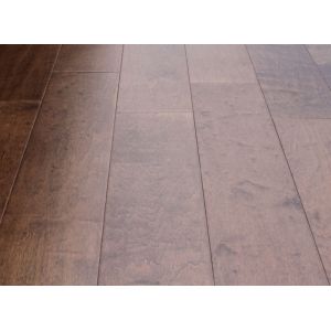 Quality Asian Maple(China Maple) engineered Wood Flooring with Mocca stained and semi-gloss for sale