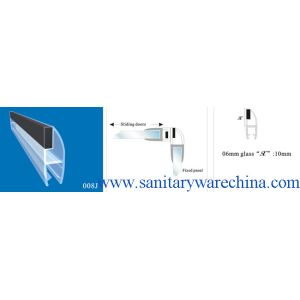 Quality Sealing Strips/waterproof magnetic strips/shower door seals/PVC Magnetic Seal 008J for sale