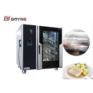 Stainless Steel Industrial 10 Trays Combi Oven Commercial With Boiler