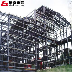 China CT Prefabricated Metal Material Steel Structure High Rise Building