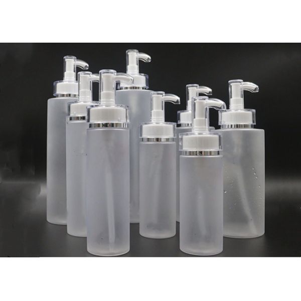 Frost Shampoo Bottle PET Press Type Lotion Empty Bottle Bathroom Shower Gel Soap Dispenser
