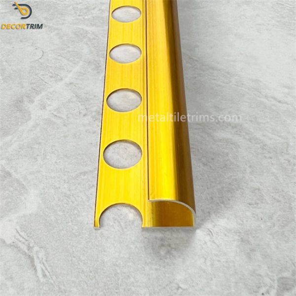 Buy Aluminium Tile Edging Strip Aluminium Tile Trim 6063 Material ODM at wholesale prices