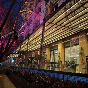 Industrial-Grade Aluminum Patio Cover UV-Resistant Polyester Canopy Commercial