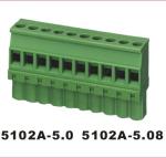 5001 PA66 Brase Plug Terminal Block Connector IP65