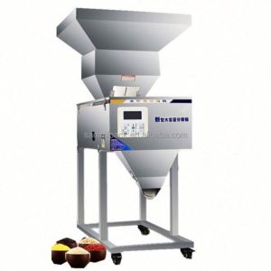 Quality High Quality 100-3000g Weighing Machine Semi Automatic Spice Powder Weighing Filling Machine Vibration Weigher with Big Hopper for sale