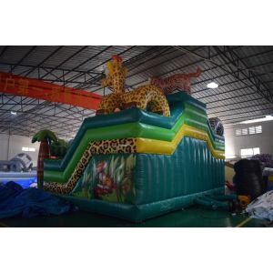 Inflatable Fun City Forest Animals Fun City Elephant Giraffe Jumping House With