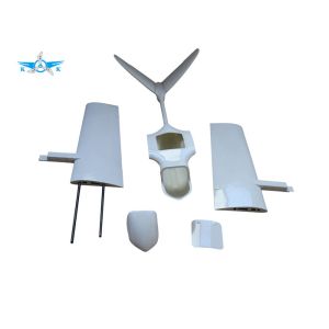 Electrical Powered Aerial Survey Drone , Lightweight Fixed Wing Mapping Drone