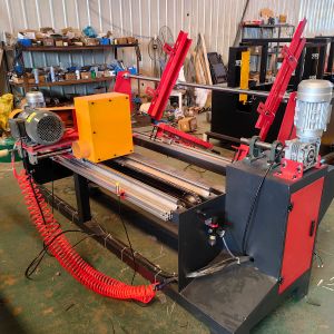 Variable Frequency Speed Regulation Wood Round Rod Polishing Machine for Broom