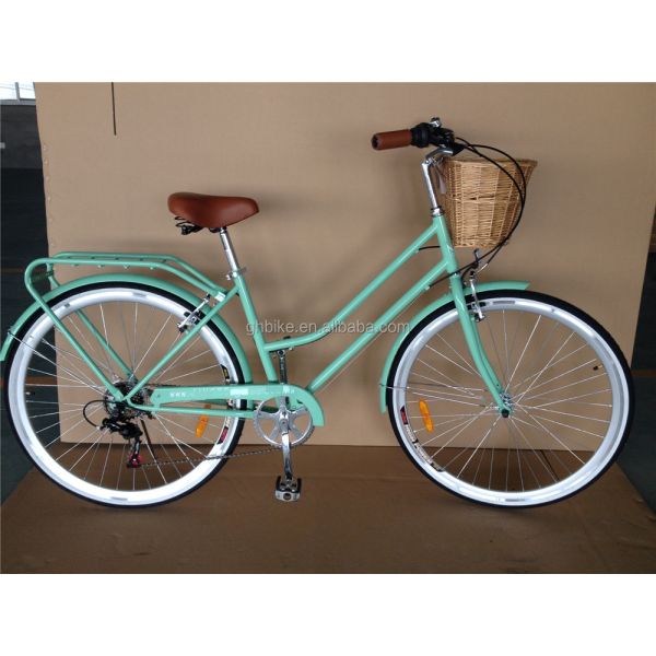 700C Retro City Cruiser Women Bicycle 2024 OEM Classic Vintage Bike for City Commuting