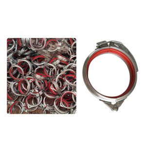 Modular Steel Hose Quick Release Clamp Industrial Dust Collection Ducting
