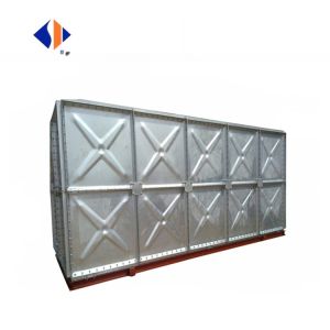 Customized 1000L-1500000L Capacity Pressed Steel Water Tank with Galvanized