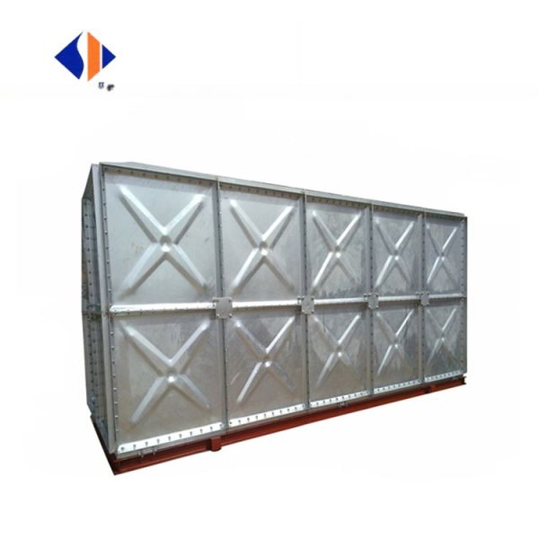Customized 1000L-1500000L Capacity Pressed Steel Water Tank with Galvanized