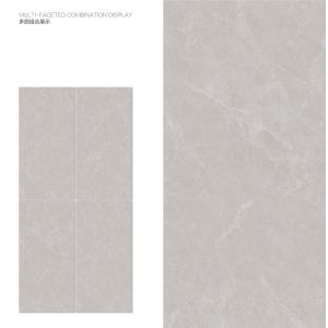 Gray Baby Face Glazed Porcelain Floor Tiles 600x1200mm