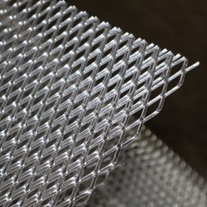 Aluminum Expanded Stretched Metal Mesh Diamond Shape Anodized Powder Coating